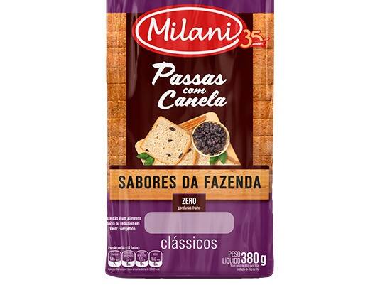 imagem de (2561) Pão Milani Passas com Canela